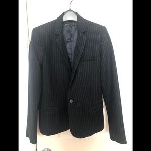 Brand new Zara blazer navy with strips